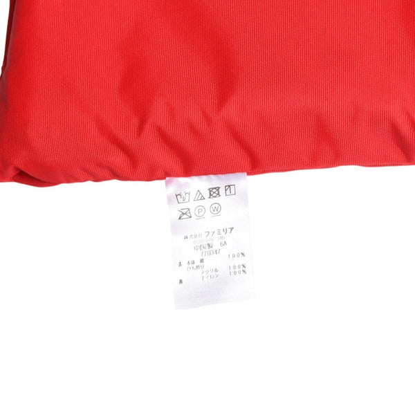 新品未使用 familiar ファミリア × HELLO KITTY ハローキティ 巾着 770347 XF チェック柄 レッド グリーン ホワイト 中古 4a007369