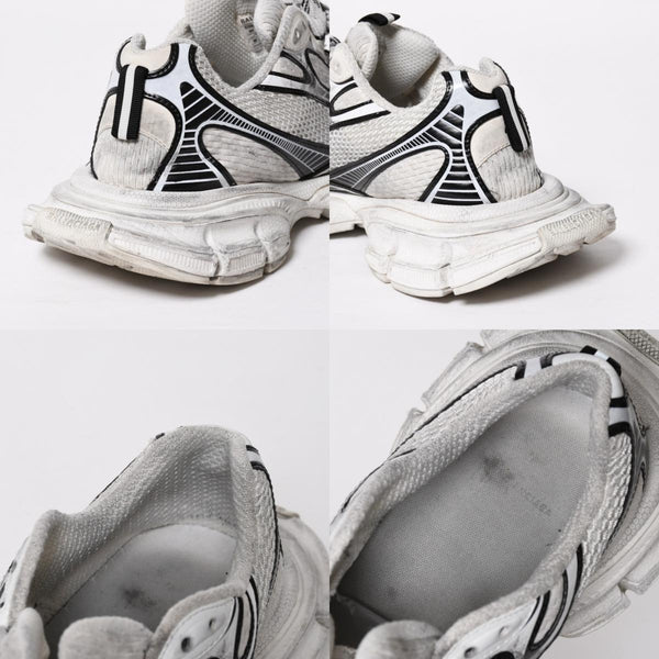 BALENCIAGA バレンシアガ スニーカー 靴 3XL ホワイト シルバー ブラック 734734 サイズ44 良品 中古 4a008967