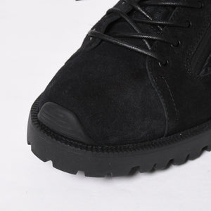 新品同様品 Dior ディオール コンバット ダービーシューズ スニーカー 靴 スウェード DC 05 25 サイズ43 ブラック 中古 4a008749