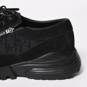 新品同様品 Dior ディオール コンバット ダービーシューズ スニーカー 靴 スウェード DC 05 25 サイズ43 ブラック 中古 4a008749