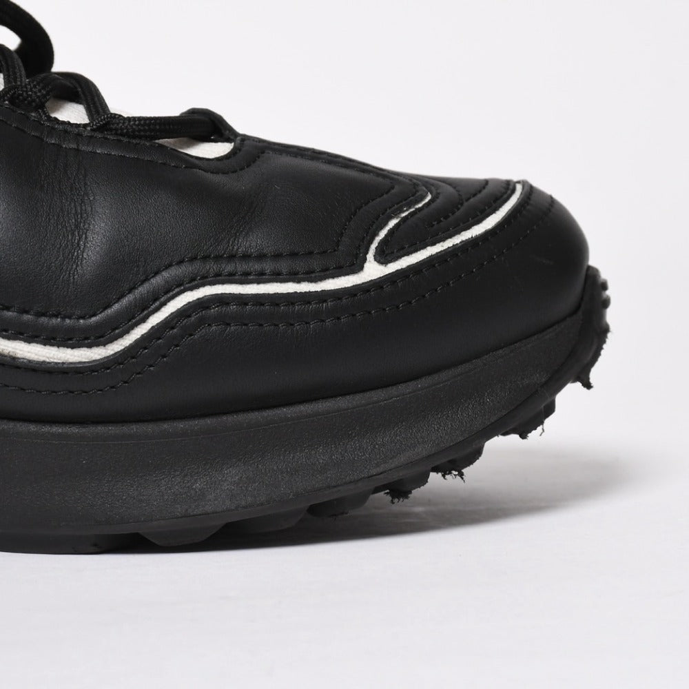 Like new CHANEL sneakers shoes here mark black white ivory W G47416 size 44 used 4a008752