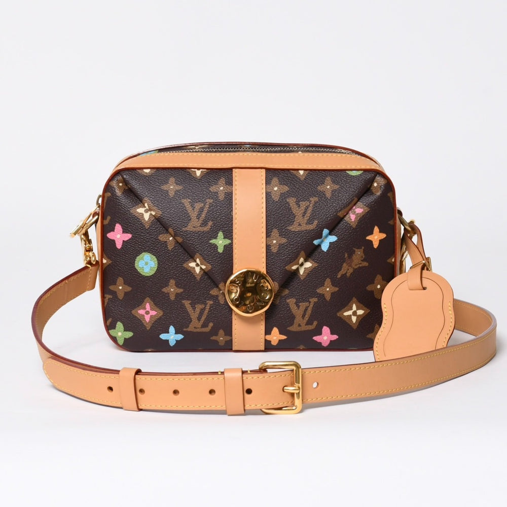新品同様 LOUIS VUITTON ルイヴィトン エンベロップ メッセンジャー ショルダーバッグ M24820 モノグラム クラギー Tyler,The Creator 中古 4a008899