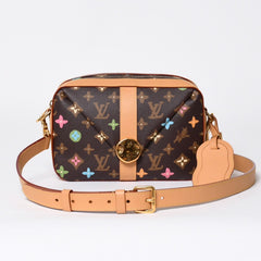 新品同様 LOUIS VUITTON ルイヴィトン エンベロップ メッセンジャー ショルダーバッグ M24820 モノグラム クラギー Tyler,The Creator 中古 4a008899