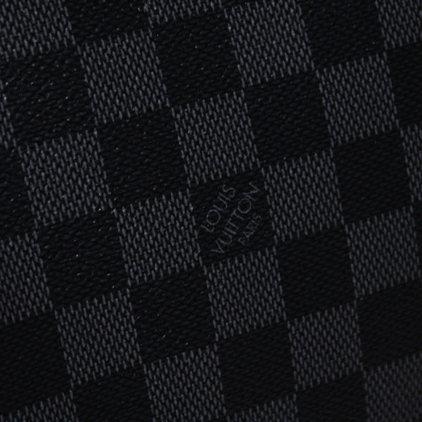 極美品 LOUIS VUITTON ルイヴィトン キーポルバンドリエール55 ボストンバッグ N41413 ダミエグラフィット ブラック 中古 4a008980