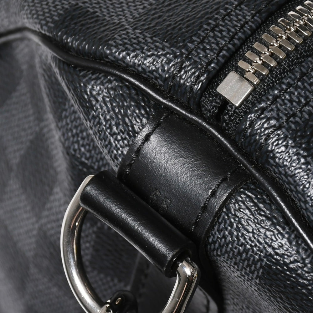 Very good condition LOUIS VUITTON Keepall Bandouliere 55 Boston bag N41413 Damier Graphite Black Used 4a008980