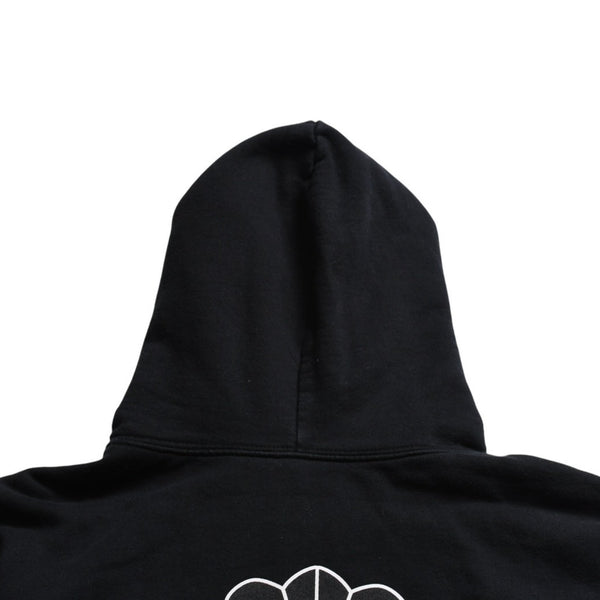 CHROME HEARTS クロムハーツ ダブルフェイス ジップアップ フーディー サイズS CHプラス ダガージップ ブラック 美品 中古 4a008902
