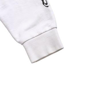 CHROME HEARTS クロムハーツ ジップアップ フーディー パーカー サイズL ダガージップ スクロールラベル ホワイト 美品 中古 4a008911