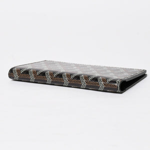 Like new GOYARD Pass Case Passport Case Grenelle PVC Coated Canvas Black Used 4a009231
