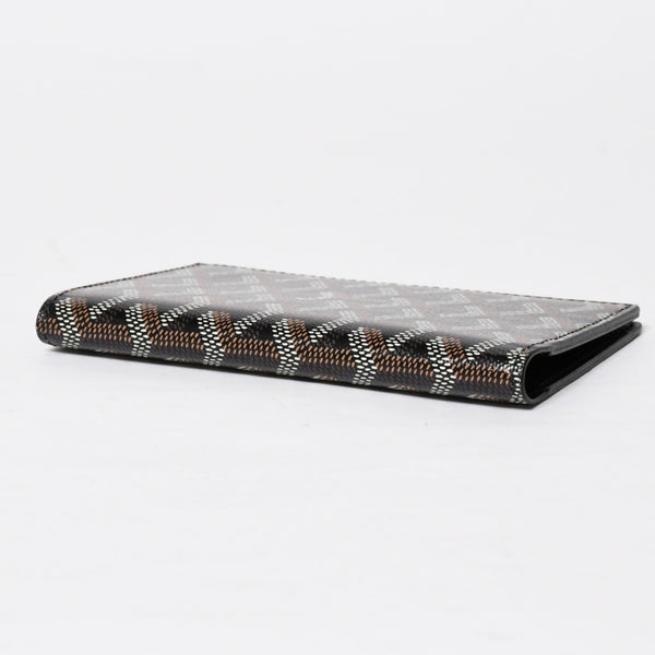 Like new GOYARD Pass Case Passport Case Grenelle PVC Coated Canvas Black Used 4a009231