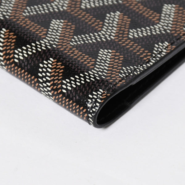 Like new GOYARD Pass Case Passport Case Grenelle PVC Coated Canvas Black Used 4a009231
