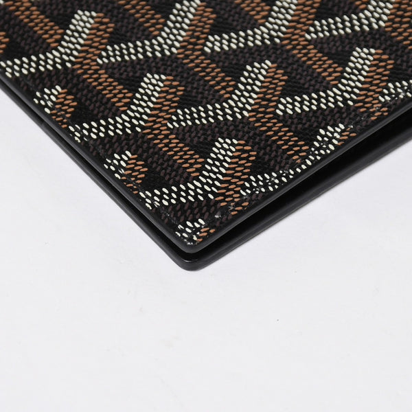 Like new GOYARD Pass Case Passport Case Grenelle PVC Coated Canvas Black Used 4a009231