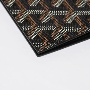 Like new GOYARD Pass Case Passport Case Grenelle PVC Coated Canvas Black Used 4a009231
