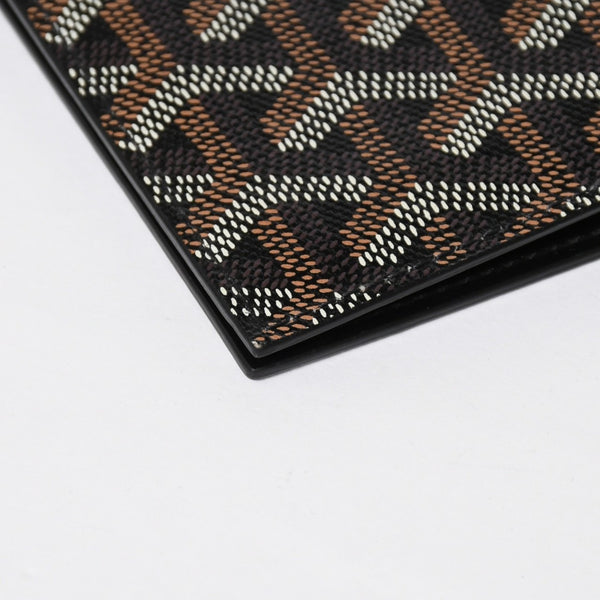 Like new GOYARD Pass Case Passport Case Grenelle PVC Coated Canvas Black Used 4a009231