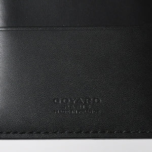 Like new GOYARD Pass Case Passport Case Grenelle PVC Coated Canvas Black Used 4a009231