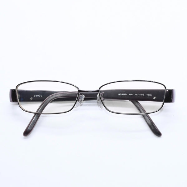 GUCCI グッチ 度入り眼鏡 メガネ アイウェア GG-9682J 8U9 サイズ53□16-140 クリアレンズ ブラウン 美品 中古 4a008283
