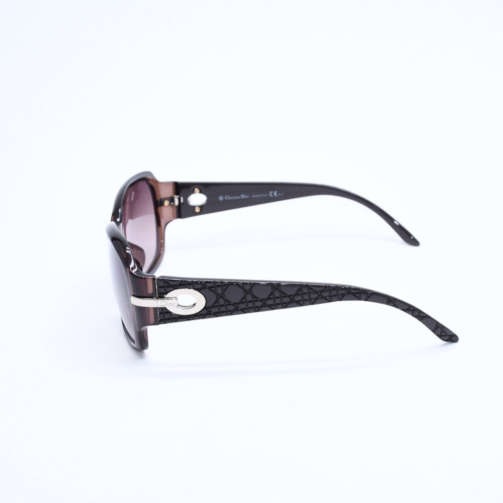 Christian Dior クリスチャンディオール サングラス アイウェア 19KJD サイズ59□15 135 カナージュ ブラウン 美品 中古 4a008446