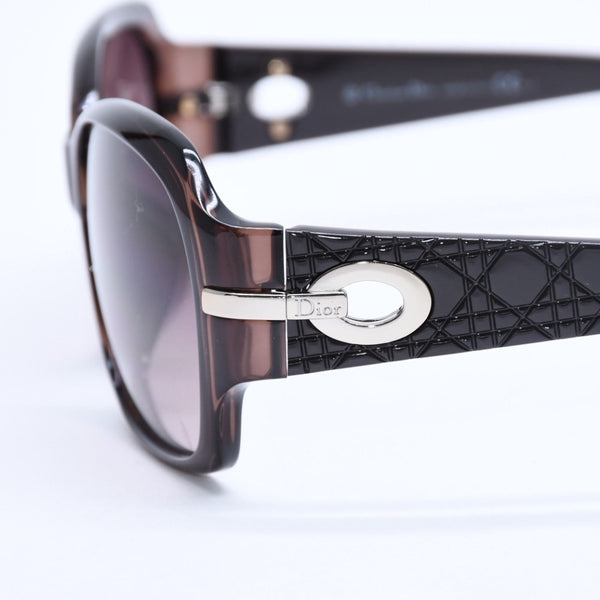 Christian Dior クリスチャンディオール サングラス アイウェア 19KJD サイズ59□15 135 カナージュ ブラウン 美品 中古 4a008446