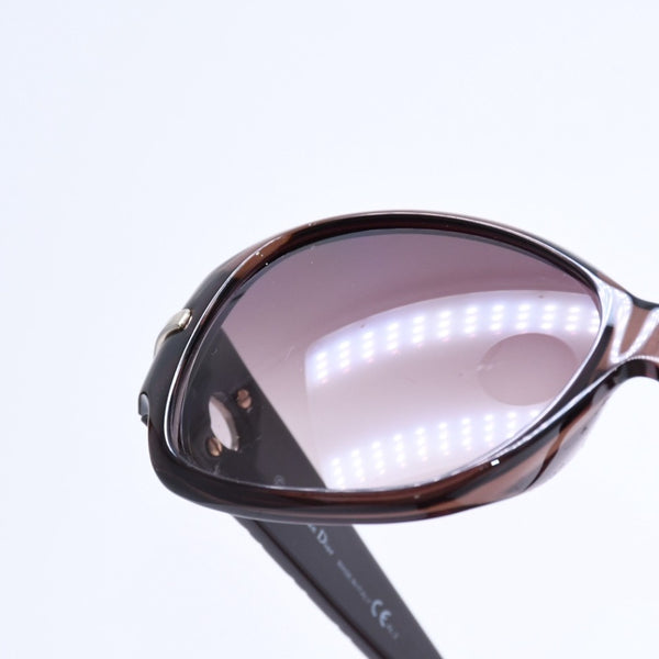 Christian Dior クリスチャンディオール サングラス アイウェア 19KJD サイズ59□15 135 カナージュ ブラウン 美品 中古 4a008446