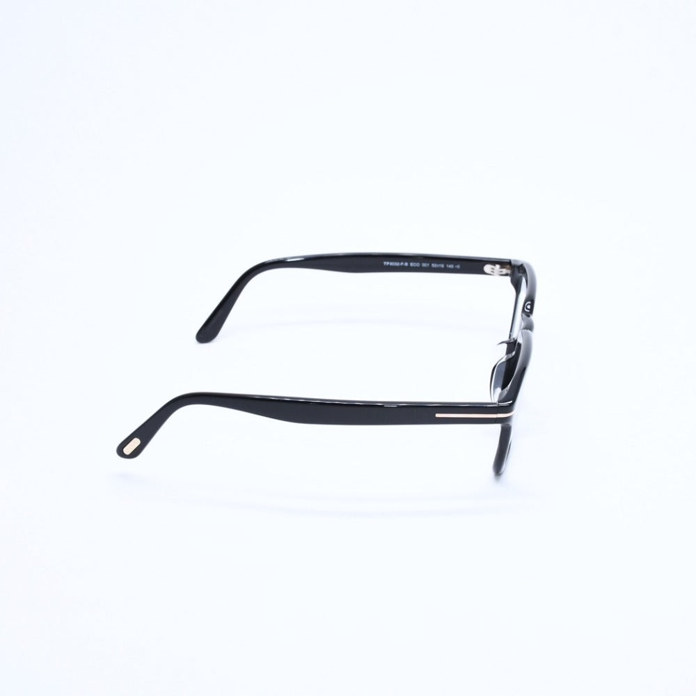 新品同様 TOM FORD トムフォード ウェリントン メガネ 日本企画モデル TF6032-F-B アセテート ブラック サイズ54◻︎19 中古 4a008473