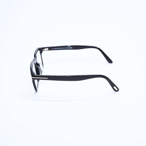 Like New TOM FORD Wellington Eyeglasses, Japanese Design Model TF6032-FB, Acetate, Black, Size 54◻19 Used 4a008473