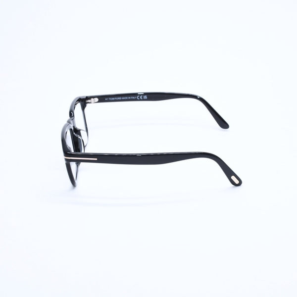 Like New TOM FORD Wellington Eyeglasses, Japanese Design Model TF6032-FB, Acetate, Black, Size 54◻19 Used 4a008473