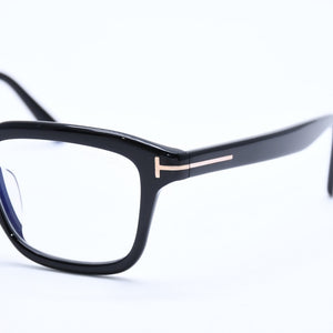 Like New TOM FORD Wellington Eyeglasses, Japanese Design Model TF6032-FB, Acetate, Black, Size 54◻19 Used 4a008473