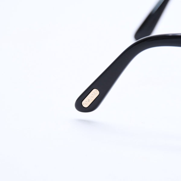Like New TOM FORD Wellington Eyeglasses, Japanese Design Model TF6032-FB, Acetate, Black, Size 54◻19 Used 4a008473