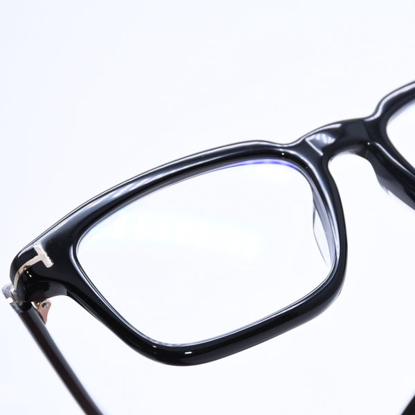 Like New TOM FORD Wellington Eyeglasses, Japanese Design Model TF6032-FB, Acetate, Black, Size 54◻19 Used 4a008473