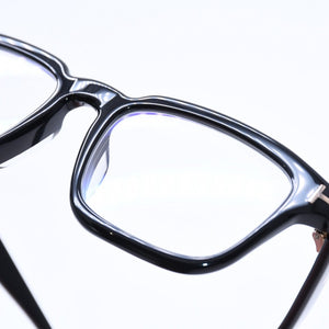 Like New TOM FORD Wellington Eyeglasses, Japanese Design Model TF6032-FB, Acetate, Black, Size 54◻19 Used 4a008473