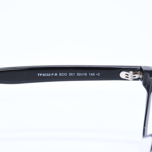 Like New TOM FORD Wellington Eyeglasses, Japanese Design Model TF6032-FB, Acetate, Black, Size 54◻19 Used 4a008473