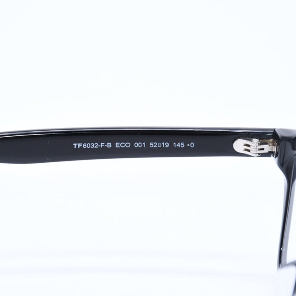 Like New TOM FORD Wellington Eyeglasses, Japanese Design Model TF6032-FB, Acetate, Black, Size 54◻19 Used 4a008473