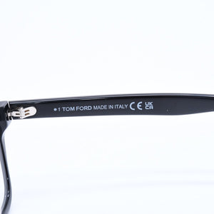 Like New TOM FORD Wellington Eyeglasses, Japanese Design Model TF6032-FB, Acetate, Black, Size 54◻19 Used 4a008473