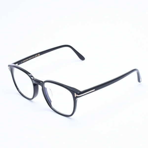 Like new TOM FORD Date glasses eyewear TF 5797-K-B 001 Size 51□19 145 Black Acetate Used 4a008474