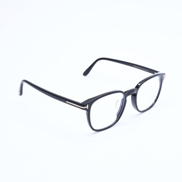 Like new TOM FORD Date glasses eyewear TF 5797-K-B 001 Size 51□19 145 Black Acetate Used 4a008474