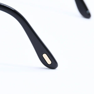 Like new TOM FORD Date glasses eyewear TF 5797-K-B 001 Size 51□19 145 Black Acetate Used 4a008474