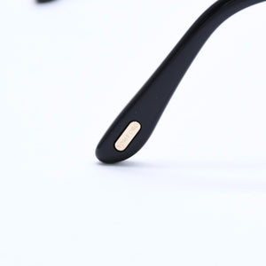 Like new TOM FORD Date glasses eyewear TF 5797-K-B 001 Size 51□19 145 Black Acetate Used 4a008474