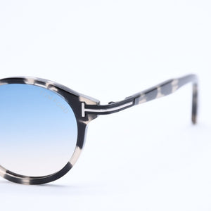 Very good condition TOM FORD Sunglasses Eyewear TF1150-D 55P Size 48□22 140 Clear Black Asian Fit Used 4a008471