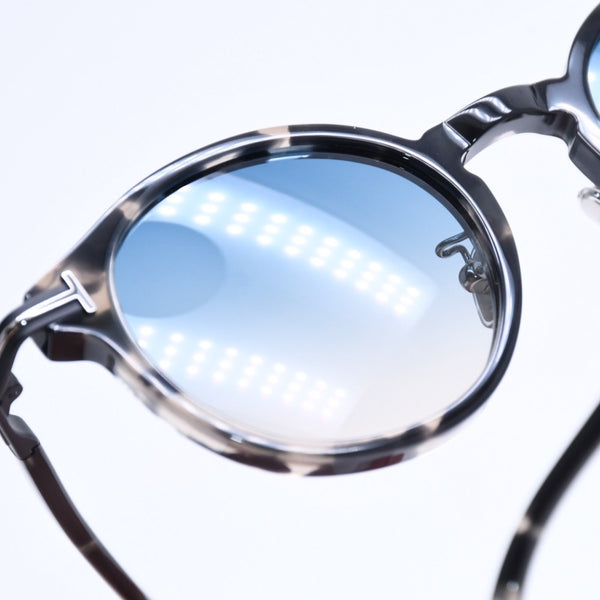 Very good condition TOM FORD Sunglasses Eyewear TF1150-D 55P Size 48□22 140 Clear Black Asian Fit Used 4a008471