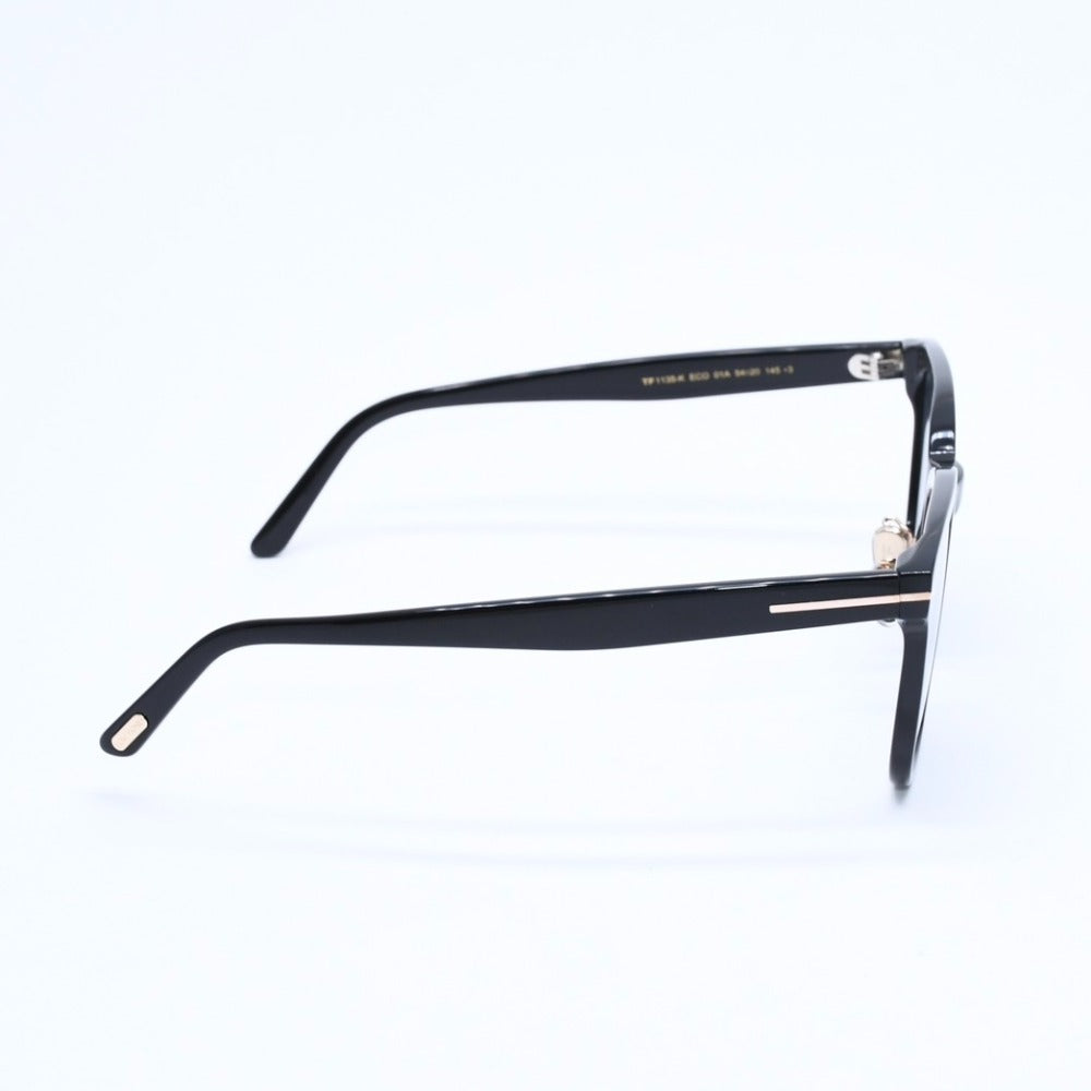 Like new TOM FORD Sunglasses Eyewear TF1135-K ECO 01A Size 54□20 145 Black Acetate Used 4a008489