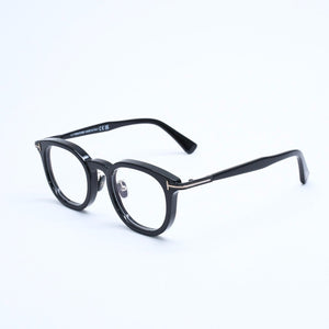 Like new TOM FORD Date glasses eyewear TF6009-D-B 001 Size 48□22 140 Black Acetate Used 4a008472