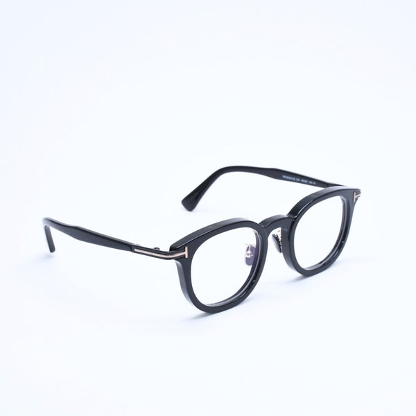 Like new TOM FORD Date glasses eyewear TF6009-D-B 001 Size 48□22 140 Black Acetate Used 4a008472