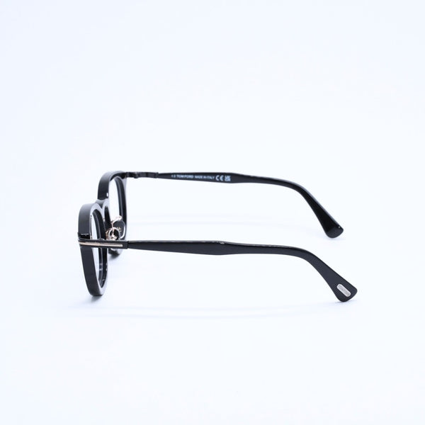 Like new TOM FORD Date glasses eyewear TF6009-D-B 001 Size 48□22 140 Black Acetate Used 4a008472