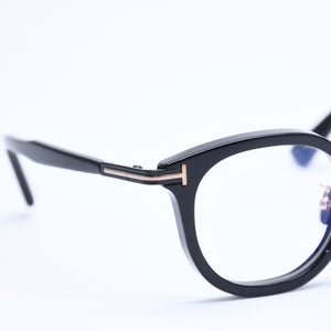 Like new TOM FORD Date glasses eyewear TF6009-D-B 001 Size 48□22 140 Black Acetate Used 4a008472