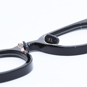 Like new TOM FORD Date glasses eyewear TF6009-D-B 001 Size 48□22 140 Black Acetate Used 4a008472