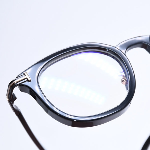 Like new TOM FORD Date glasses eyewear TF6009-D-B 001 Size 48□22 140 Black Acetate Used 4a008472