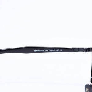 Like new TOM FORD Date glasses eyewear TF6009-D-B 001 Size 48□22 140 Black Acetate Used 4a008472