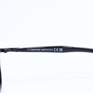 Like new TOM FORD Date glasses eyewear TF6009-D-B 001 Size 48□22 140 Black Acetate Used 4a008472