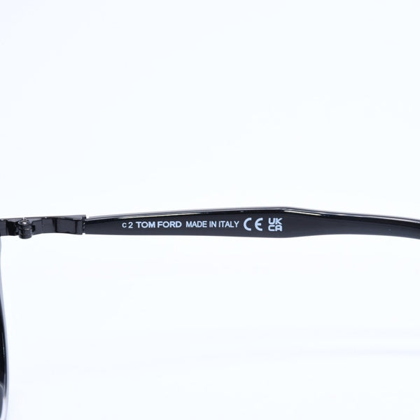 Like new TOM FORD Date glasses eyewear TF6009-D-B 001 Size 48□22 140 Black Acetate Used 4a008472