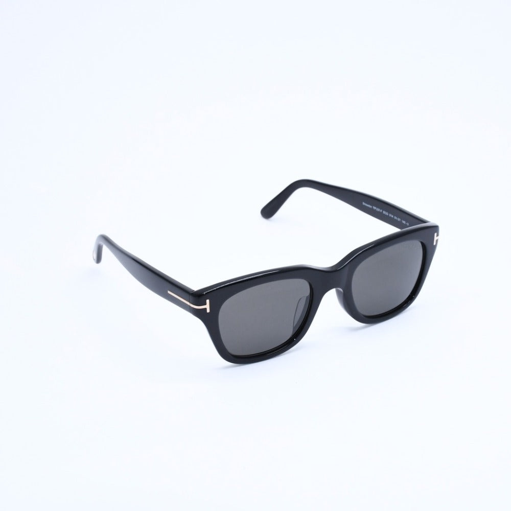 Like new TOM FORD Sunglasses Eyewear TF237-F ECO 01A Size 51□21 145 Black Acetate Used 4a008487