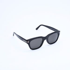 Like new TOM FORD Sunglasses Eyewear TF237-F ECO 01A Size 51□21 145 Black Acetate Used 4a008487
